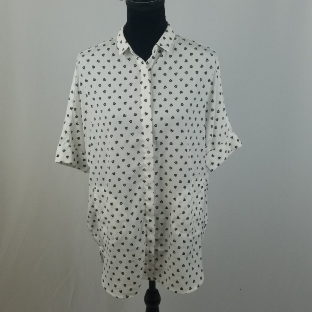 Lumiere women S‎ blouse short sleeve w/pockets